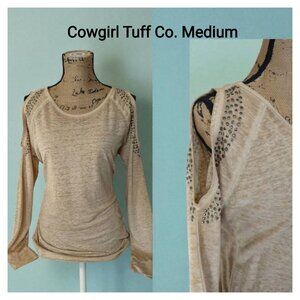 Cowgirl Tuff Co. Cold Shoulder Top
